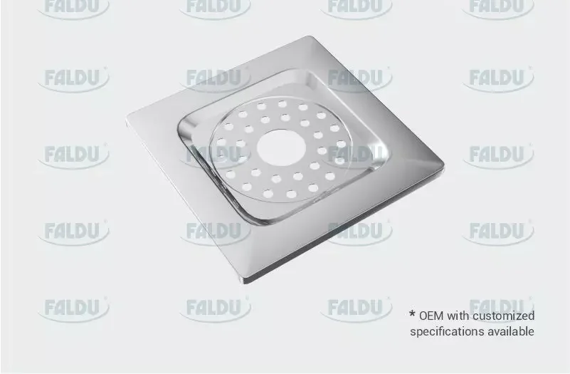 ARUM Round in Square in Square Floor Drainer FALDU 3