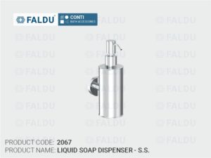 Liquid Soap Dispenser Stainless Steel - 2067 - CONTI Series - FALDU