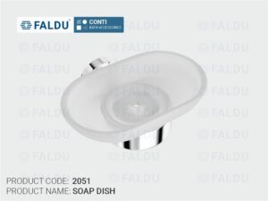 Soap Dish - Code: 2051 - CONTI Series - FALDU