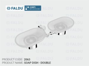 Soap Dish Double - 2063 - CONTI Series – FALDU