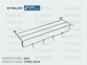 Towel Rack for Towel & Cloth Storage- 2059 - CONTI Series – FALDU