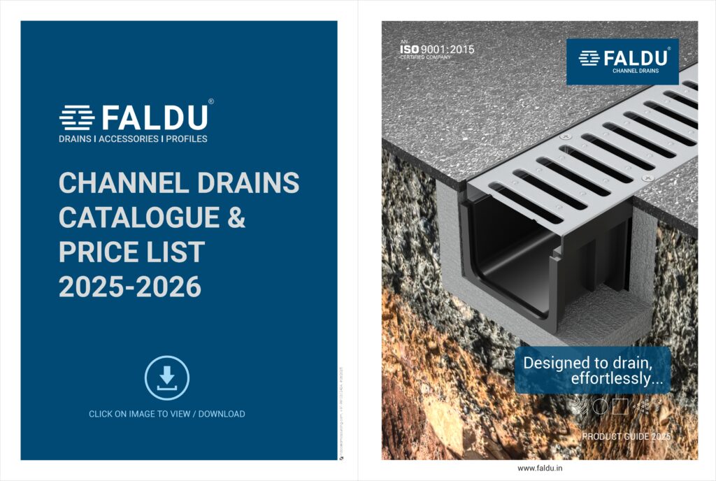 Catalogue HDPE, SS 304, CI, DI, Channel Drains - FALDU