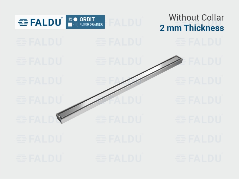 SLIM TILE INSERT 2 MM Reversible Shower Drainer - Image 2