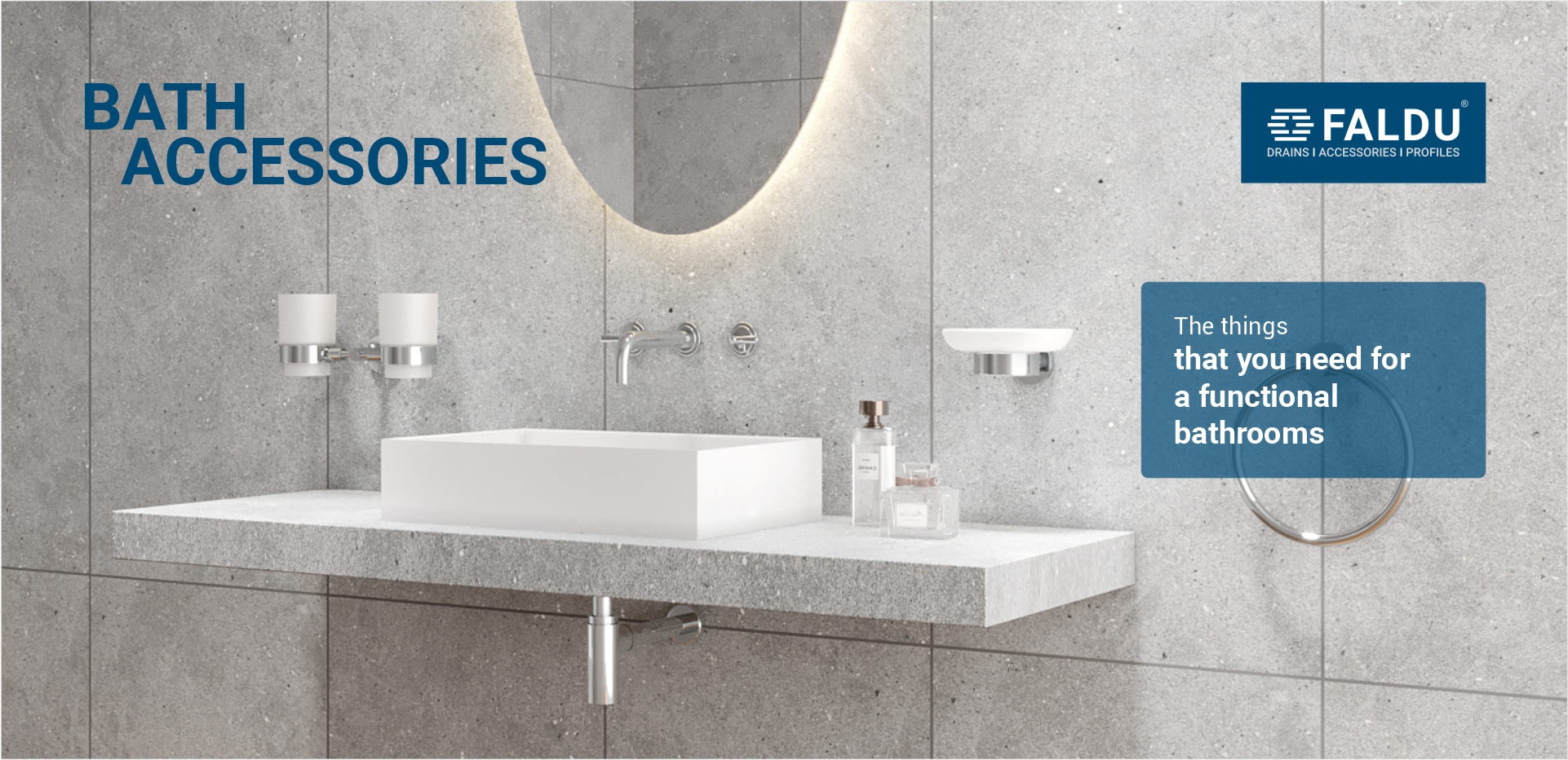 Home Slider 10 - Faldu Shower & Floor Drainers Home Slider 10 - FALDU Bath Accessories